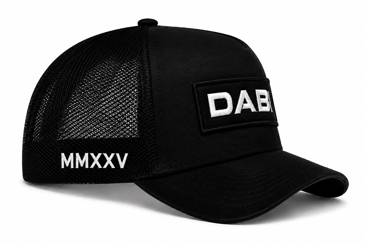 DAB Signature Trucker Cap – Black