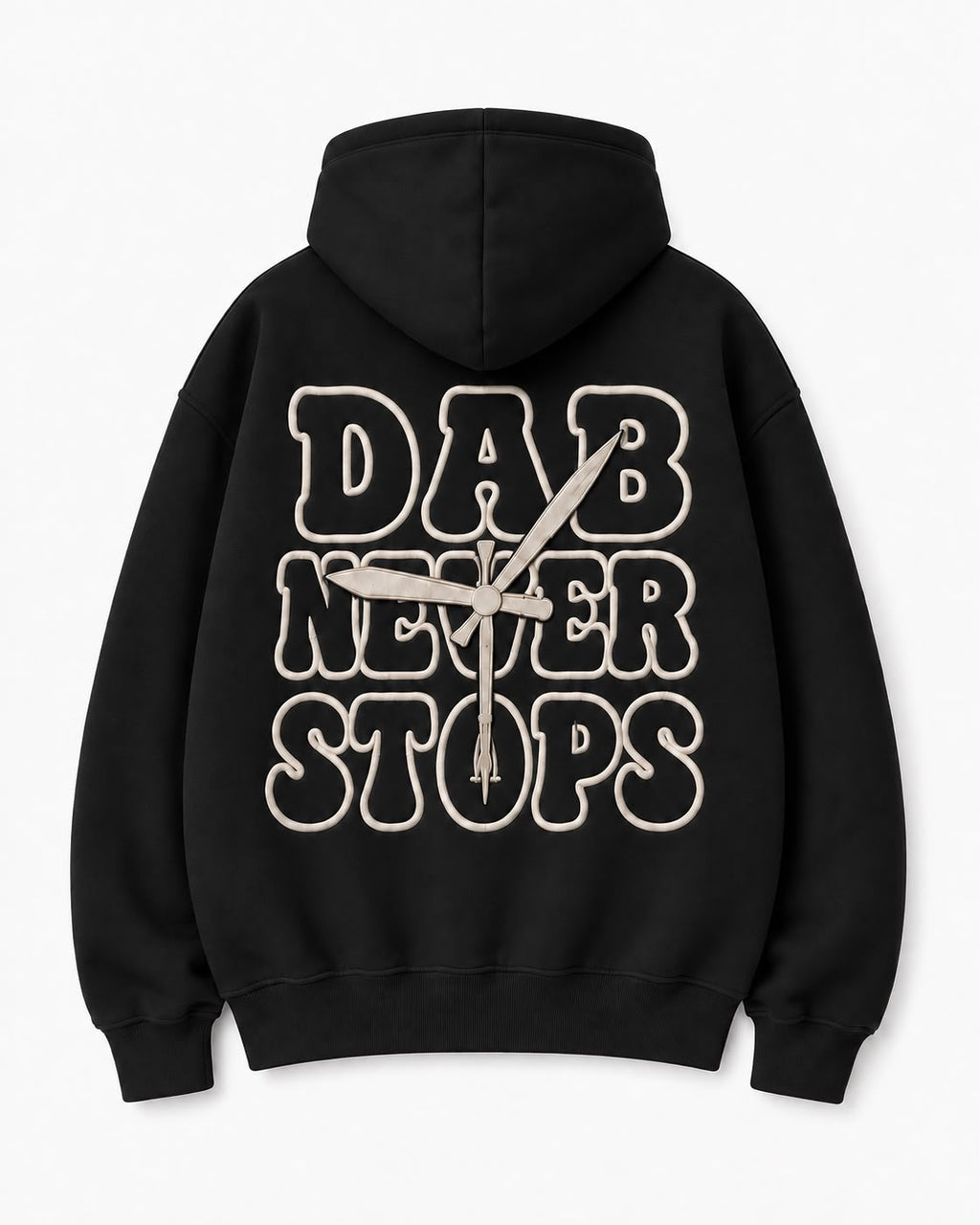DAB Never Stops Hoodie – Black