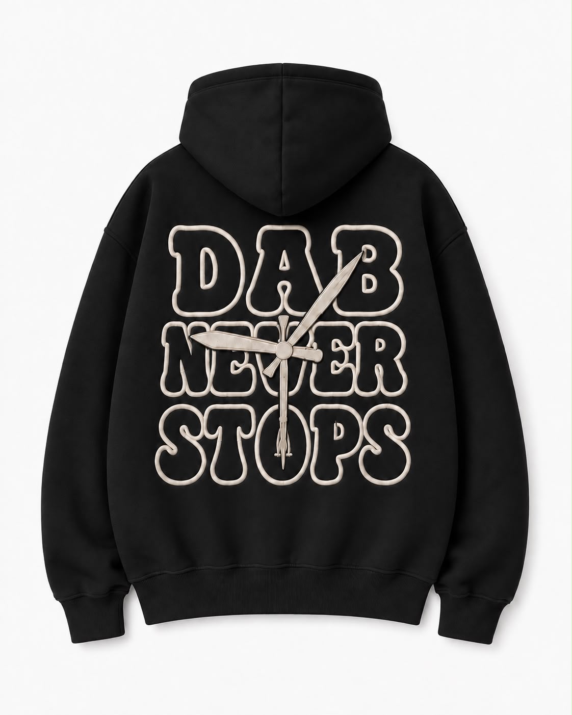 DAB Never Stops Hoodie – Black