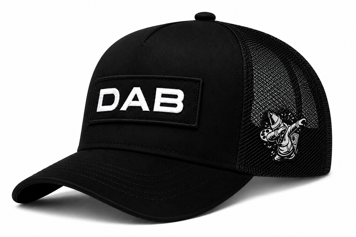 DAB Signature Trucker Cap – Black