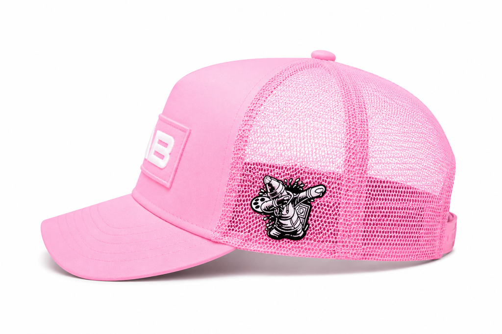 DAB Signature Trucker Cap – Pink