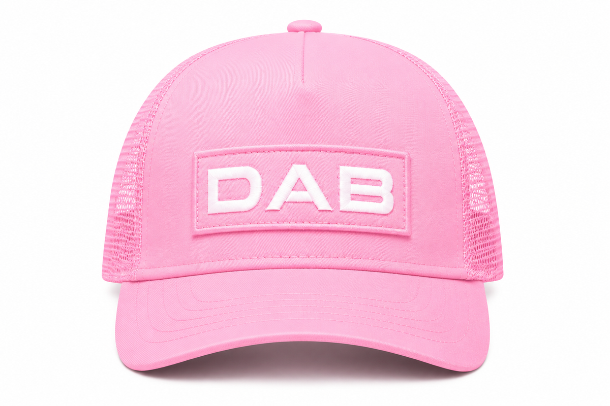 DAB Signature Trucker Cap – Pink