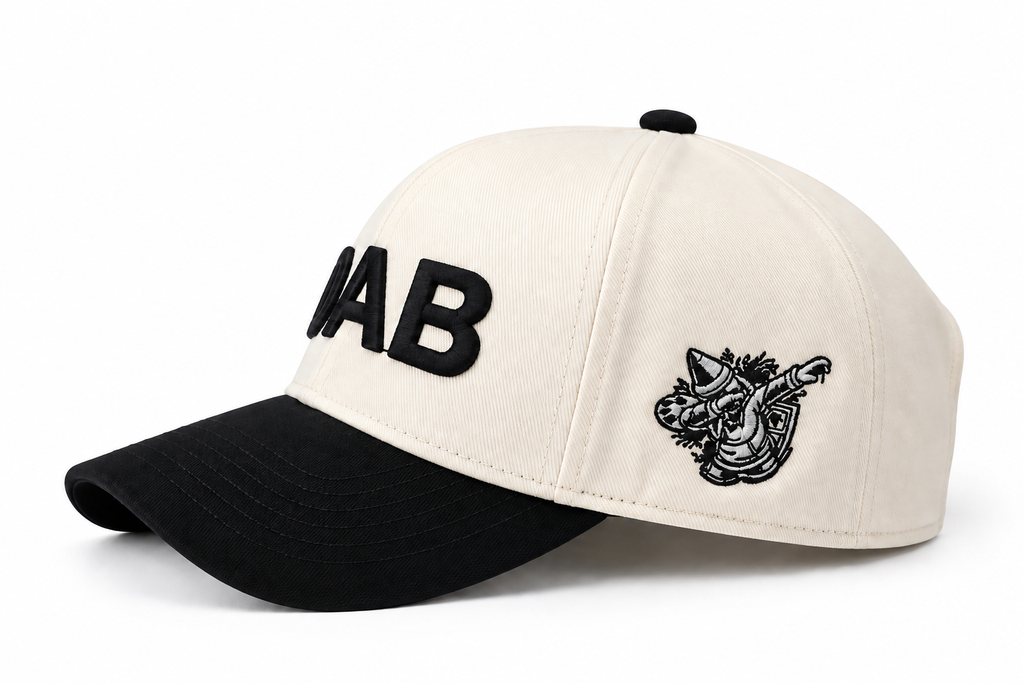 DAB Classic Split Cap – Black