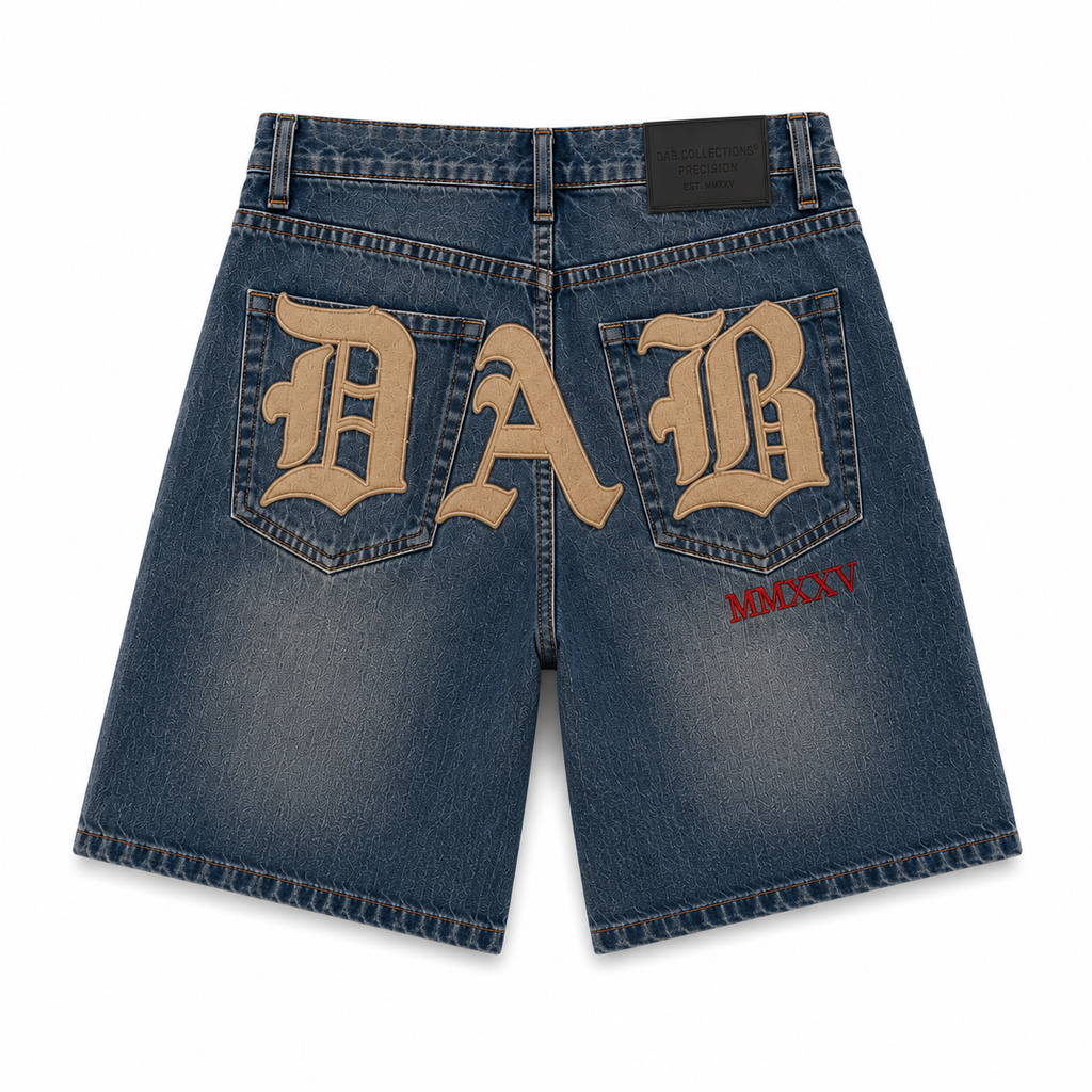 DAB Heritage Denim Shorts – Vintage Blue