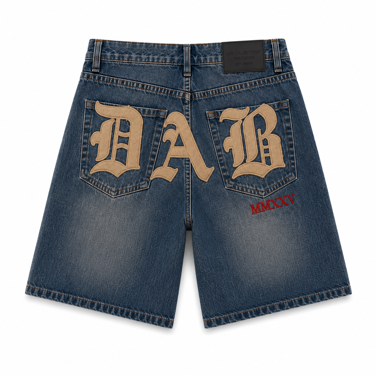 DAB Heritage Denim Shorts – Vintage Blue