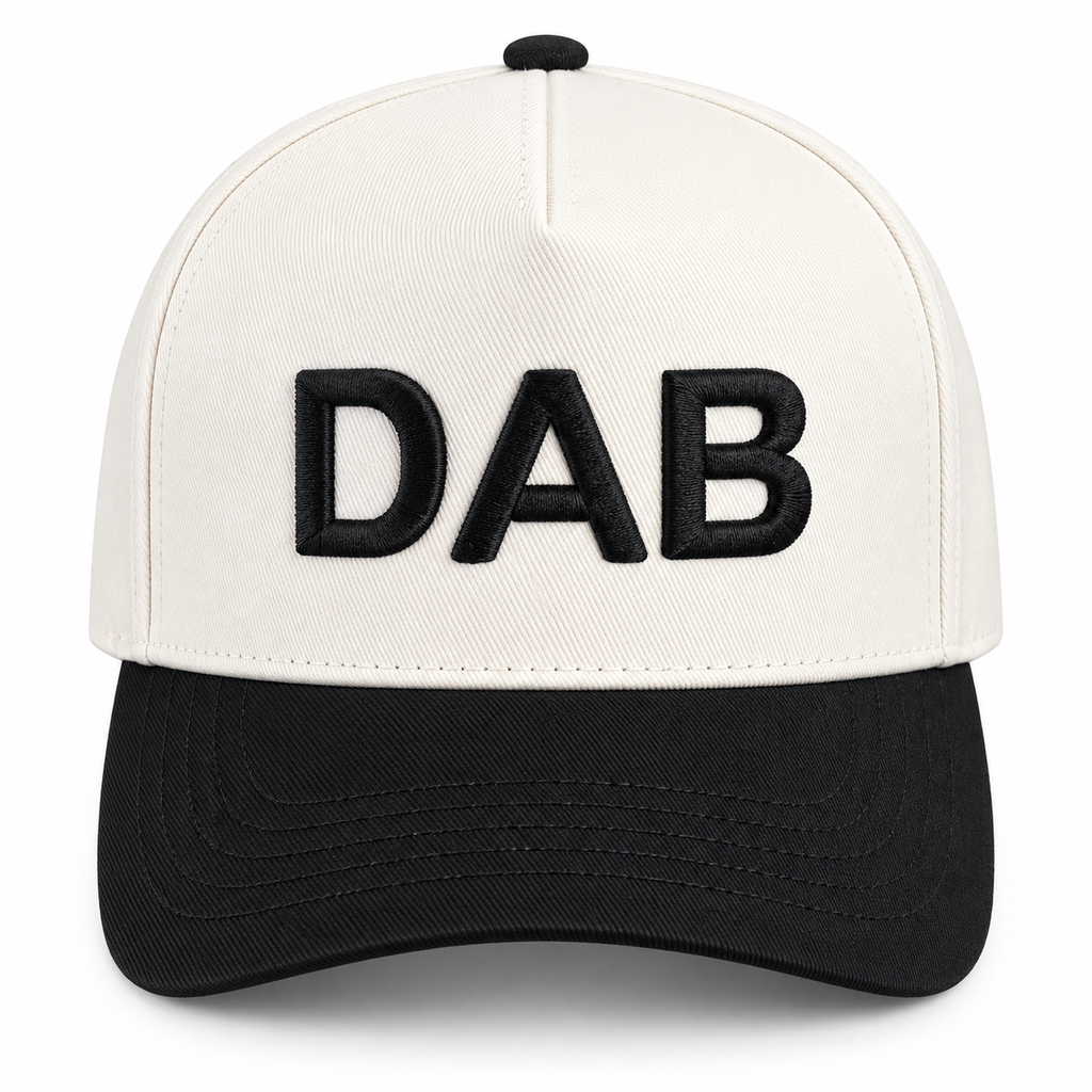 DAB Classic Split Cap – Black