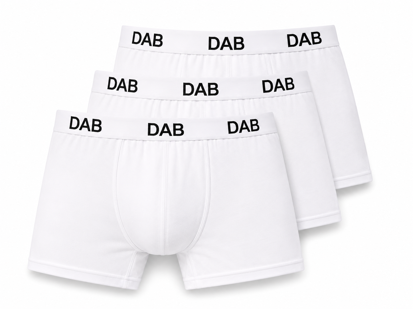 DAB Core Boxer – White (3 Pack)