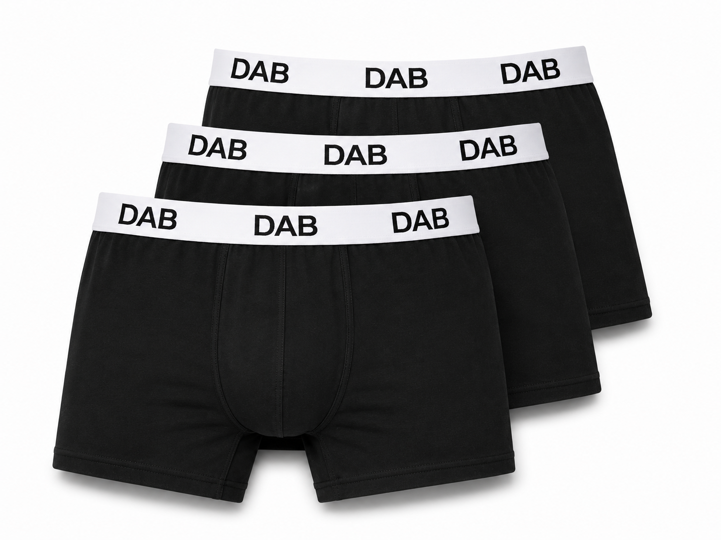 DAB Core Boxer – Black (3 Pack)