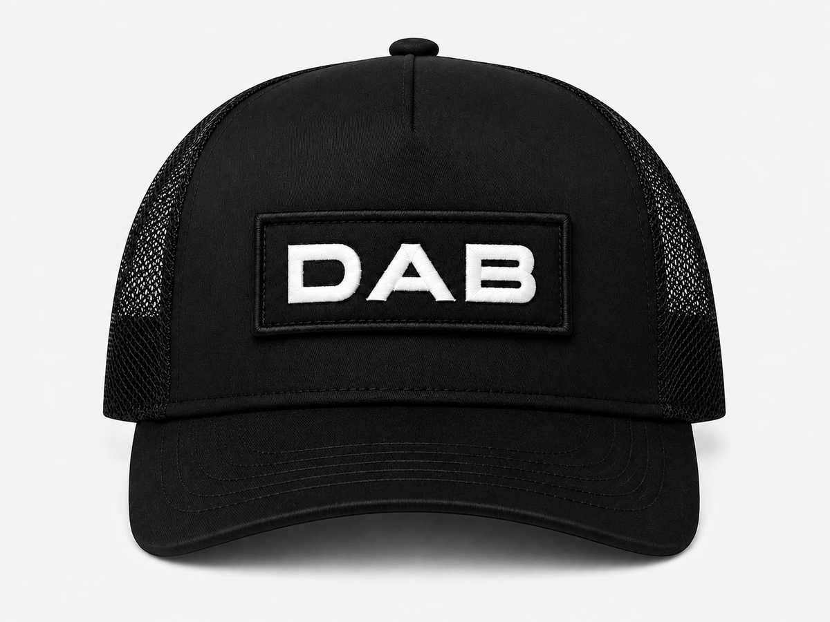 DAB Signature Trucker Cap – Black