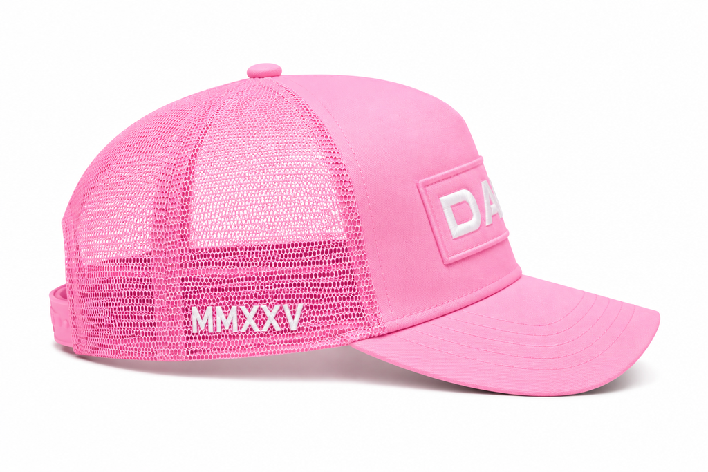 DAB Signature Trucker Cap – Pink