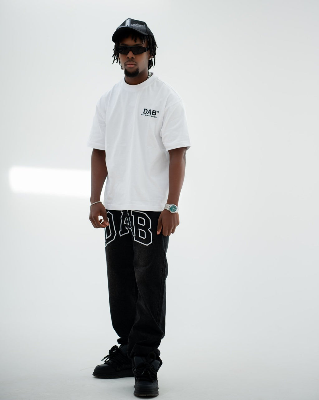 DAB Varsity Jeans – Washed Black