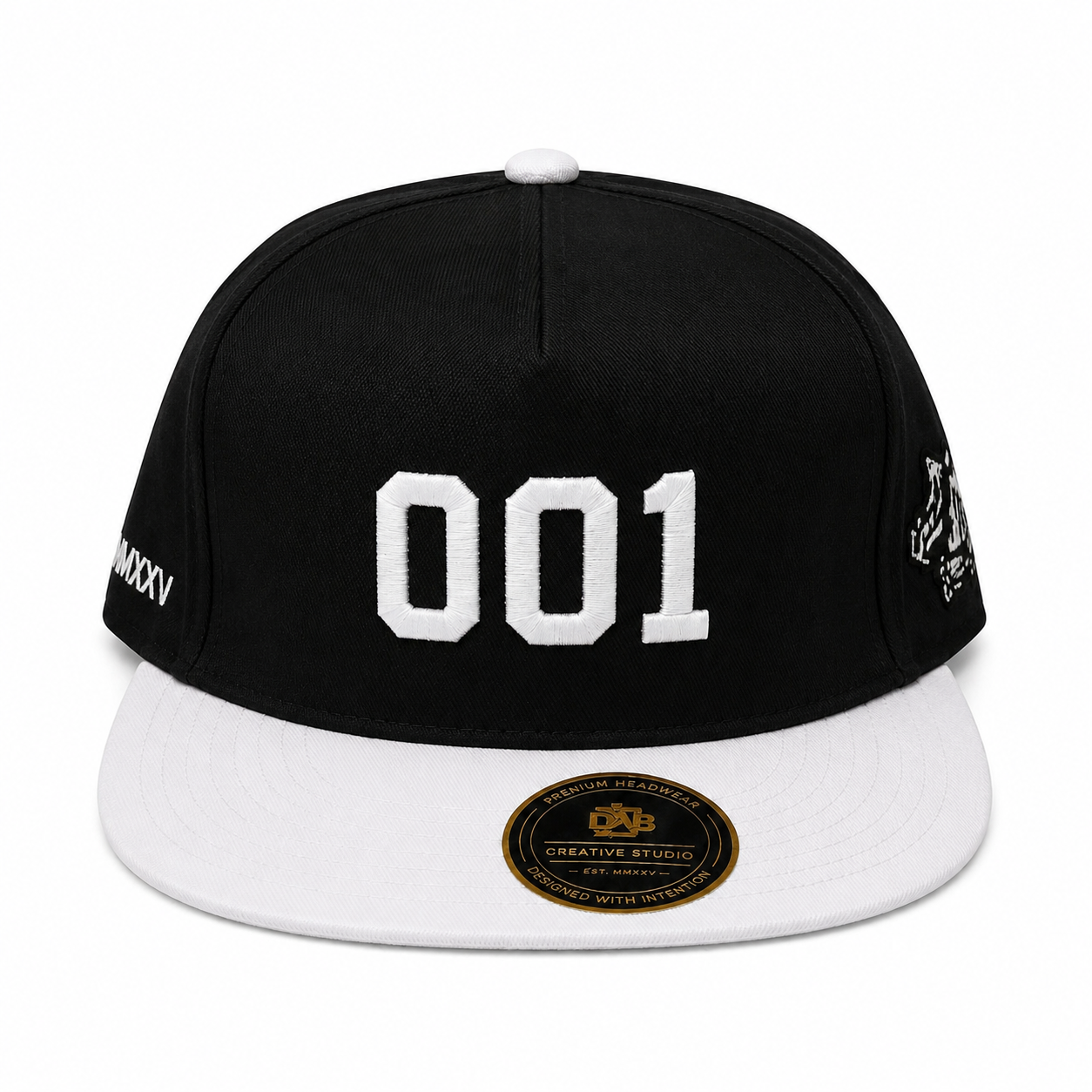 DAB 001 Legacy Cap - Black/White