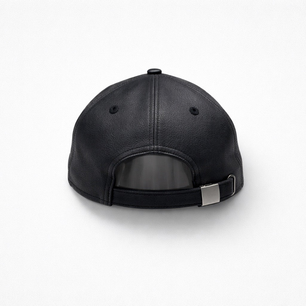 DAB Icon Leather Cap – Black