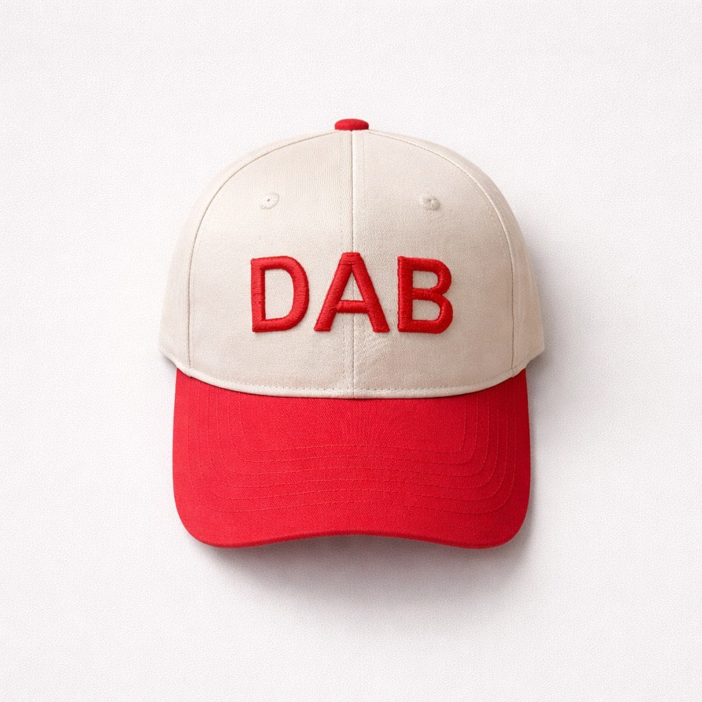 DAB Classic Split Cap – Red