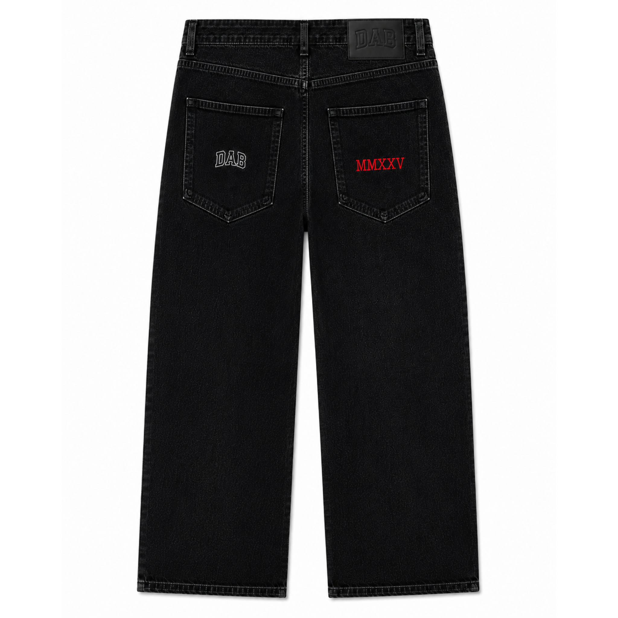 DAB Varsity Jeans – Washed Black